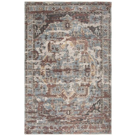 Safavieh 9 x 12 ft. Izmir Rectangle Hand Knotted RugBlue & Light Brown IZM101T-9